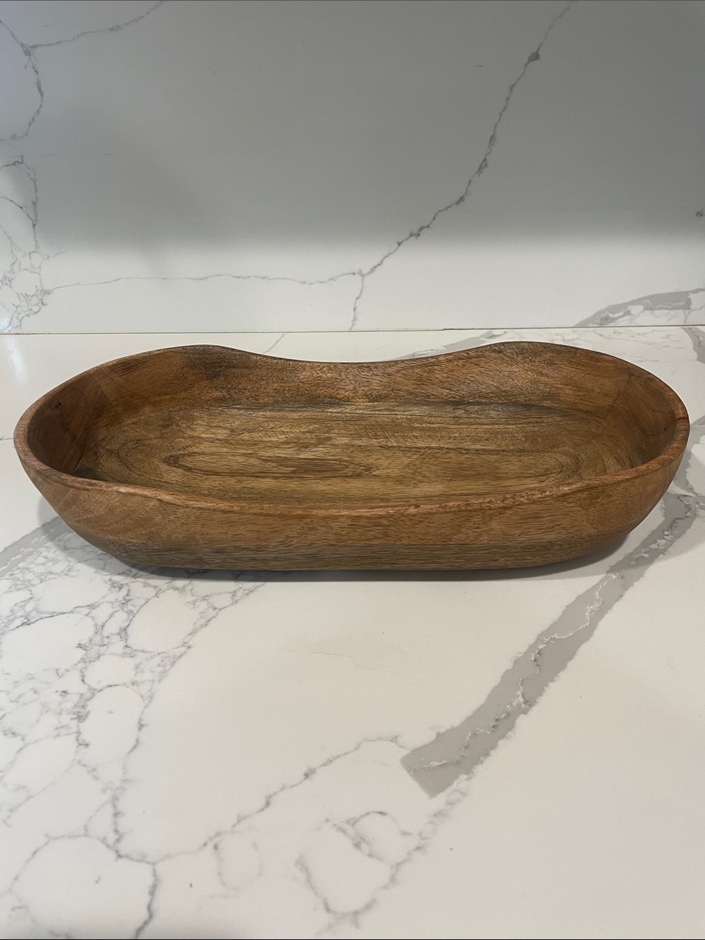 Natural Wood Dough Bowl - Brown - Picture 6 of 6